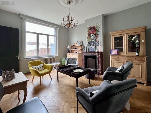 Maison de ville à vendre à Hazebrouck dans le Nord (59190), ref : 13078/3477   
Prox centre ville