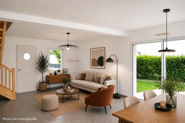 Maison 4 chambres avec garage et jardin