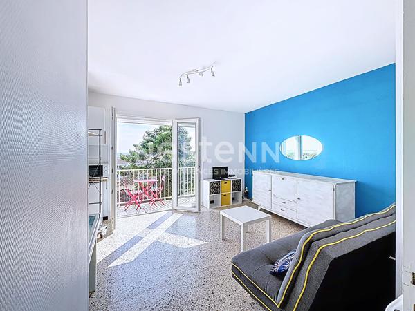 Charmant appartement 3 pièces de 37 m² avec belle vue mer panoramique & place de parking privative à Saint-Pierre-la-Mer