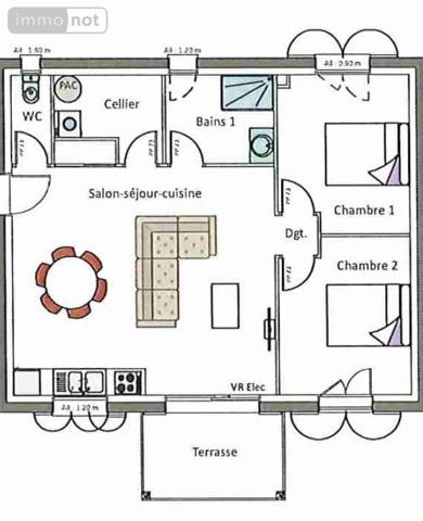 Appartement à vendre à Chorges dans lesHautes-Alpes (05230), ref : 001/1544