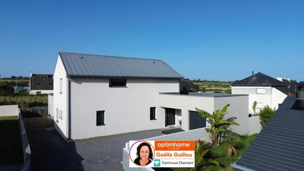 ROSCOFF : Contemporaine de 155m² - vie de plain pied - Proximité mer - Belle prestation