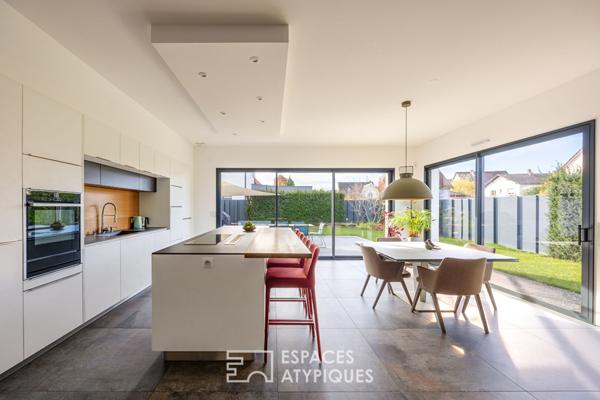 Contemporaine de plain-pied aux prestations soignées