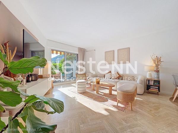 MANDELIEU : 2P REZ DE JARDIN - Rénové - au calme