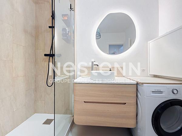 MANDELIEU : 2P REZ DE JARDIN - Rénové - au calme