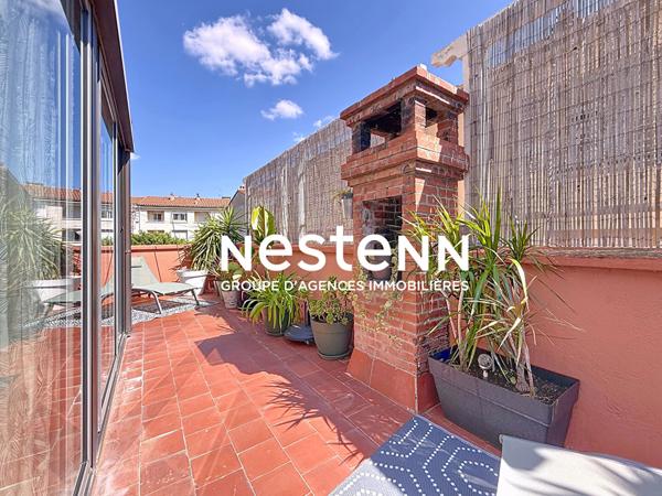 Appartement Perpignan 3 pièces avec véranda, terrasse et cave