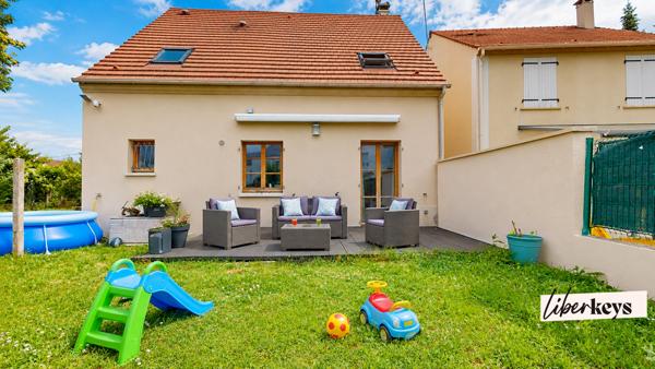 Maison familiale 5 pièces 110 m² – 4 chambres – Jardin et terrasses – Bruyères-sur-Oise