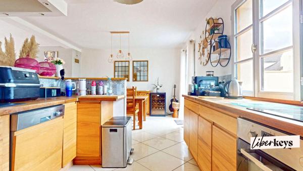 Maison familiale 5 pièces 110 m² – 4 chambres – Jardin et terrasses – Bruyères-sur-Oise