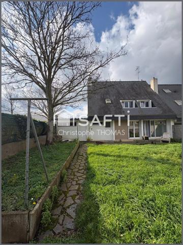 Maison familiale lumineuse avec un jardin clos