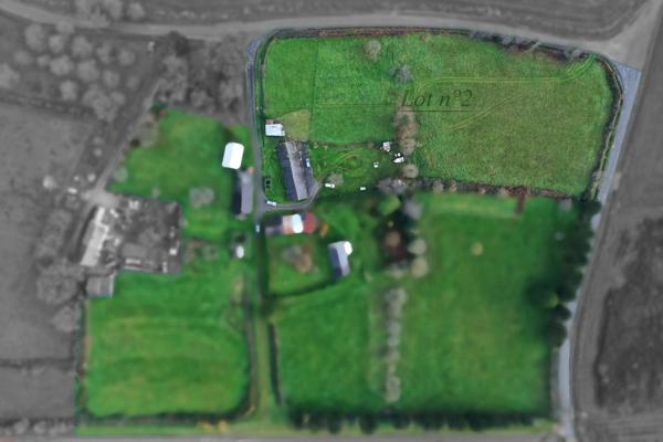 GUIPRY-MESSAC 35480 - Maison d'habitation 2 p, 1 chambre et dépendance sur terrain de 9600 m²