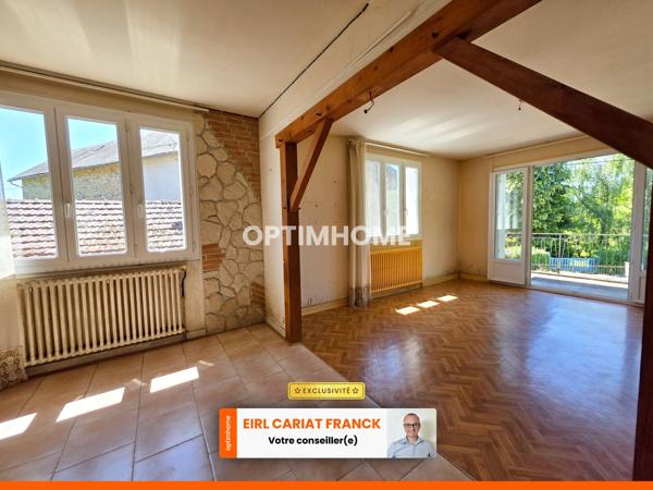 MAISON DE 114 M² AVEC DÉPENDANCES, L’ENSEMBLE SUR 1671 M² DE TERRAIN >