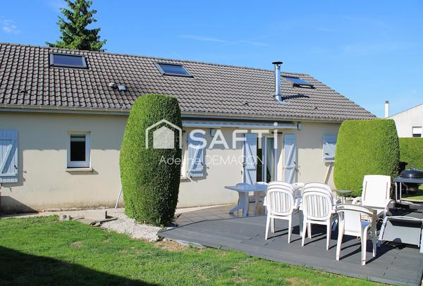 Maison 4 chambres avec garage et jardin