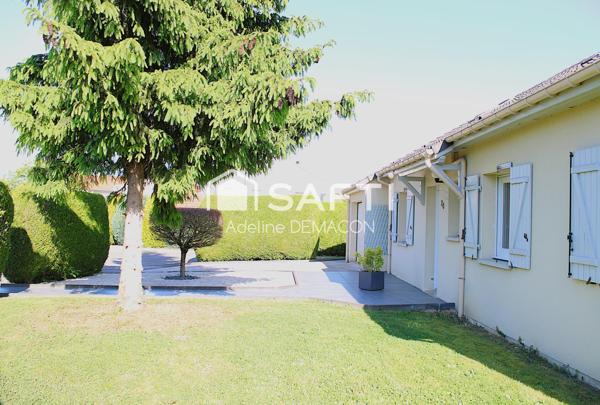 Maison 4 chambres avec garage et jardin