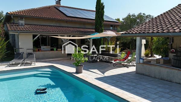 PROPRIÉTÉ DE CARACTÈRE RÉNOVÉE DE 260 M² POTENTIELS – DÉPENDANCES – PISCINE – PARC ARBORÉ DE 4 161 M²