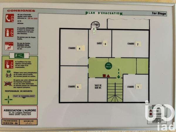 Maison 12 pièces de 206 m² à Saint-Gaultier (36800)