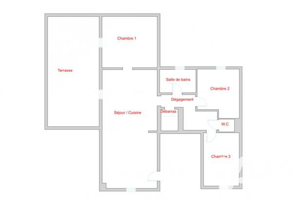 Appartement à vendre 4 pièces 81 m² Strasbourg