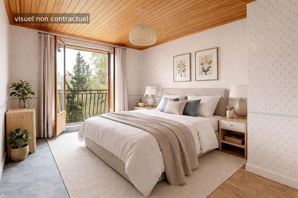 Chaville - Beau Duplex traversant avec balcon en dernier étage et vue sur jardin €595 000 ** - Référence 668-C