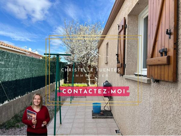 HERAULT - MEZE (34140) - VILLA PLAIN PIEDS - 4 PIECES - 88M2 - GARAGE - 350M2 TERRAIN