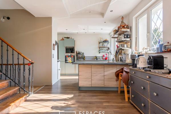 Maison de ville en duplex avec vue sur le Rhône