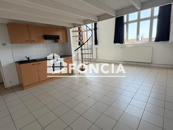 Location Appartement 3 pièces 67.07 m² - 20 RUE PORTE GAYOLE Boulogne Sur Mer 62200