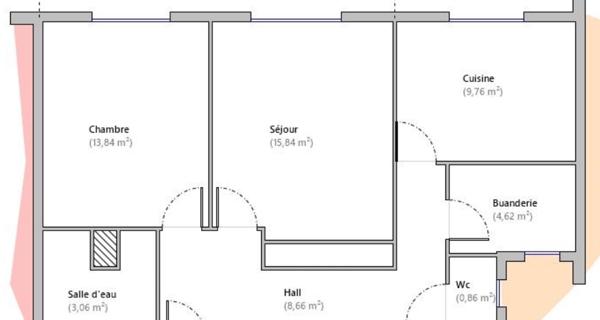 Location Appartement 2 pièces 56.64 m² - Valence 26000