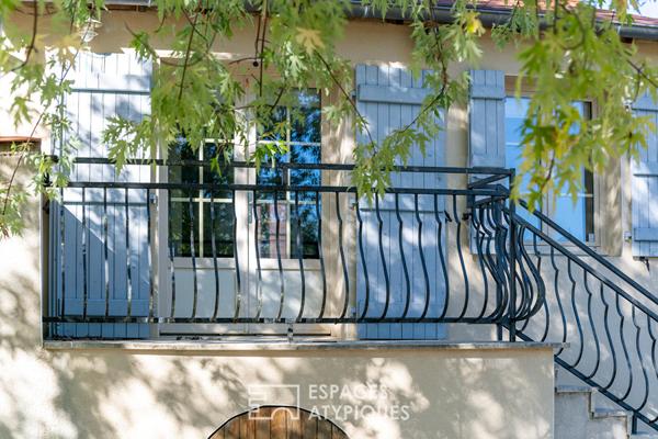 Maison en pierre rénovée et son jardin d’éden au coeur du Clunisois