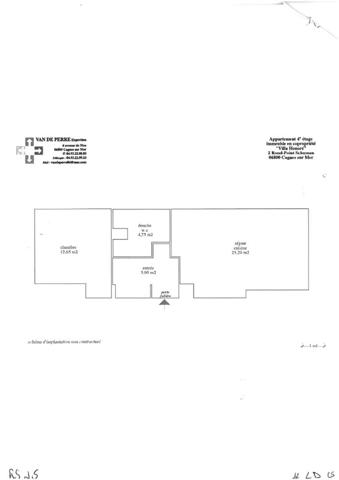 Appartement Cagnes Sur Mer 2 pièces vide