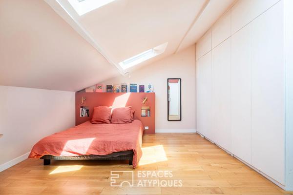 Loft en duplex avec verrière et terrasse