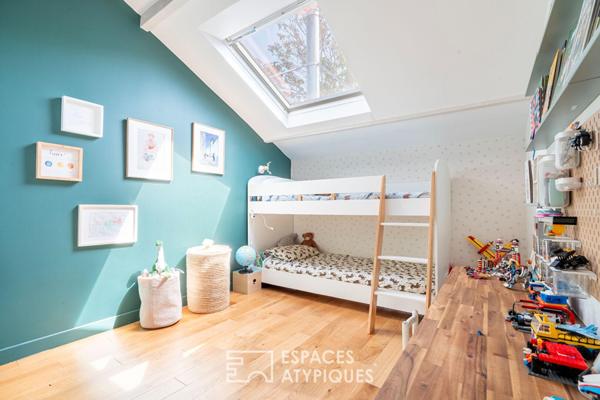 Loft en duplex avec verrière et terrasse