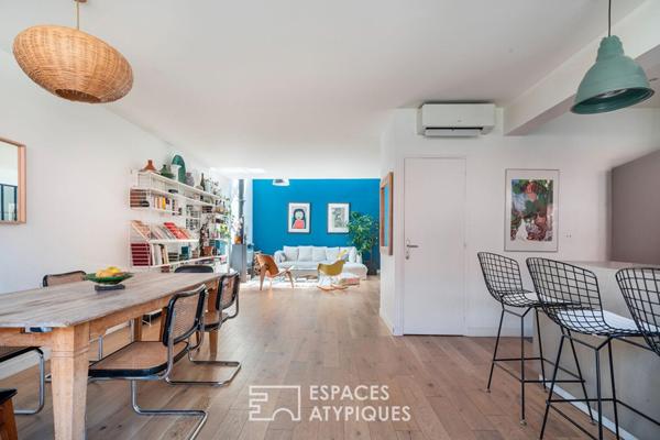 Loft en duplex avec verrière et terrasse