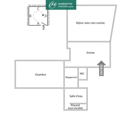 Appartement 2 pièce(s) 1 chambre(s) 63.21 m²
