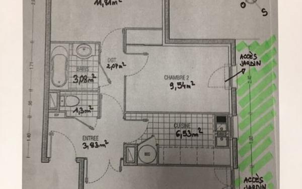 Appartement à vendre    3 pièces • 53,85 m2 Montgeron