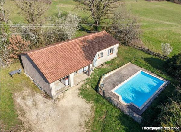 Maison contemporaine - Cazals Charmante maison de plain-pied avec piscine et vue campagne près de Cazals