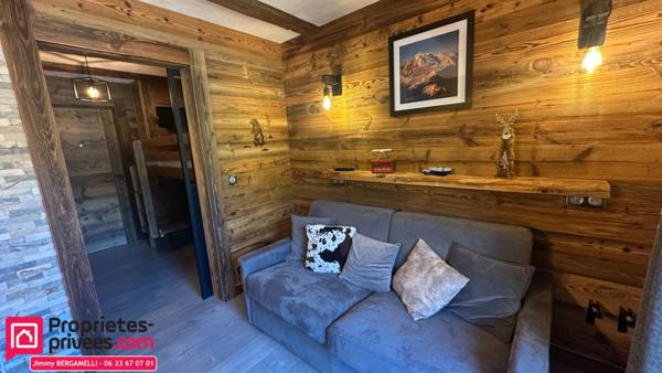 EXCLUSIVITÉ Charmant studio rénové avec vue Mont-Blanc 10 min à pied du centre-village
