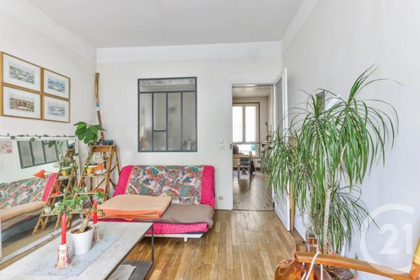 Appartement F2 à vendre  2 pièces - 46,69 m 2   AUBERVILLIERS  - 93