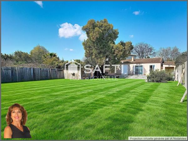 Maison 3 pièces de plain pied avec garage