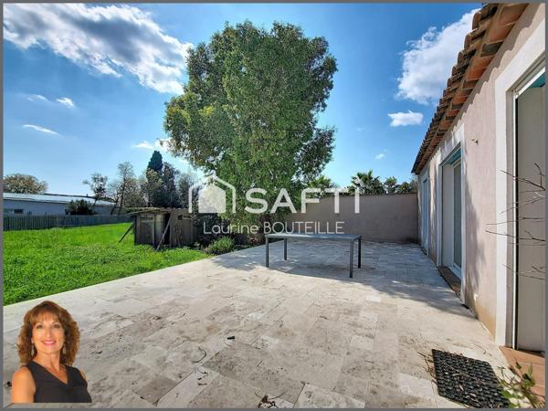 Maison 3 pièces de plain pied avec garage