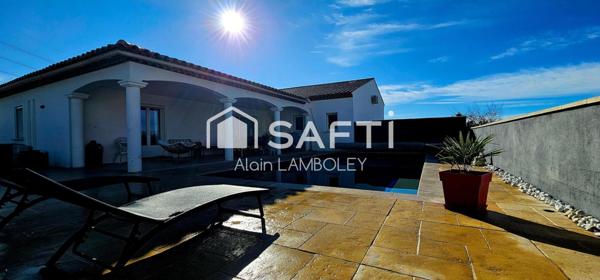 "Villa d’exception avec piscine et studio indépendant" ?