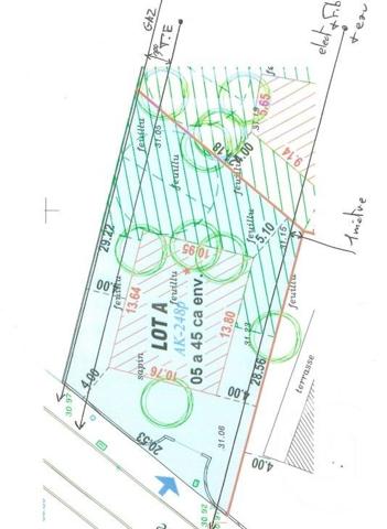 Terrain à vendre  545 m2 LE TAILLAN MEDOC - 33