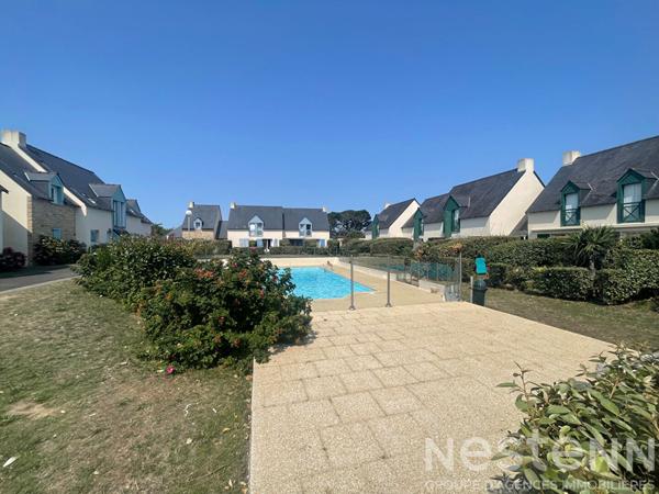 À vendre : Appartement et jardin Aperçu Mer avec garage à Quiberon