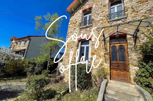 Maison de charme en meulière – Ermont limite Eaubonne