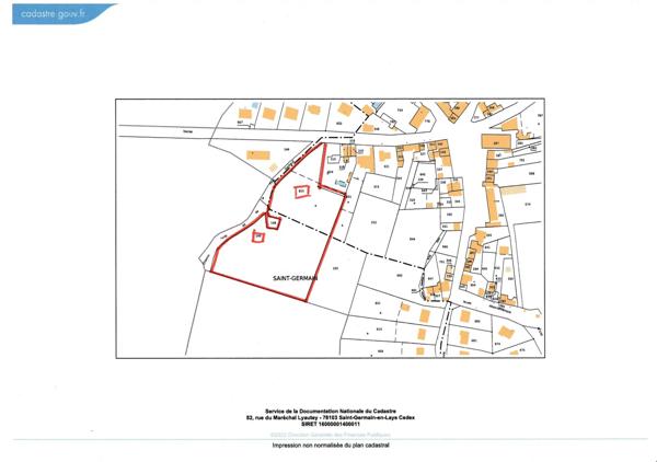 Vente Terrain 9388 m2 à Saint-Germain-Chassenay