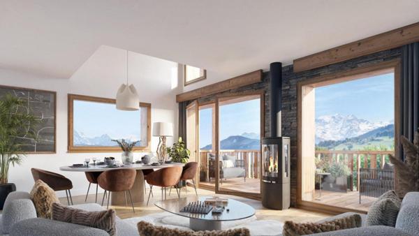Appartements-terrasse avec vue Mont-Blanc