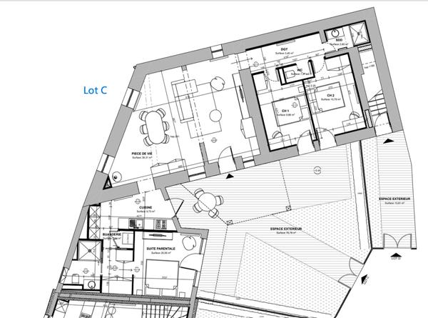 Appartement 4 pièces - 98 m²