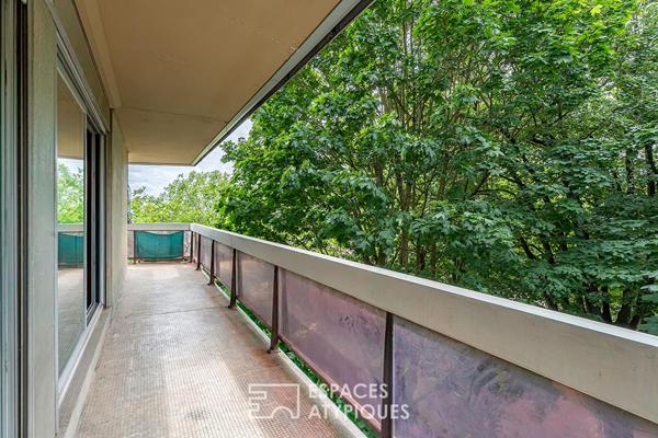 Appartement à réinventer avec vue dégagée et grand balcon filant