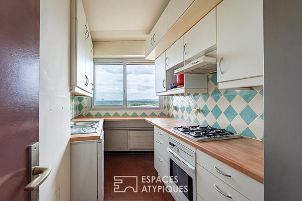 Appartement à réinventer avec vue dégagée et grand balcon filant