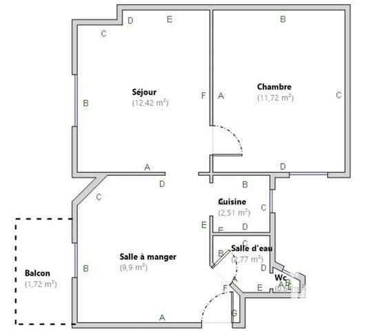 Appartement à vendre 3 pièces 40 m² Enghien-les-Bains