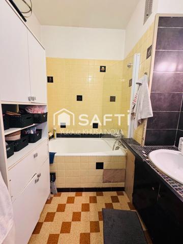 APPARTEMENT T4 TRAVERSANT AU CALME + LE GARAGE + LA CAVE