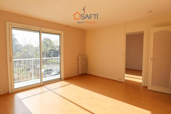 Appartement F4 lumineux avec balcon-terrasse