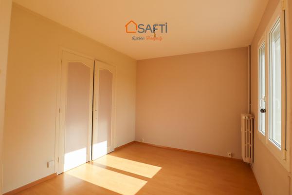 Appartement F4 lumineux avec balcon-terrasse