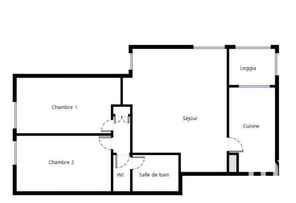 Apartment for sale 3 rooms 61 m² Ris-Orangis